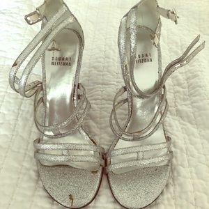 Stuart Weitzman silver